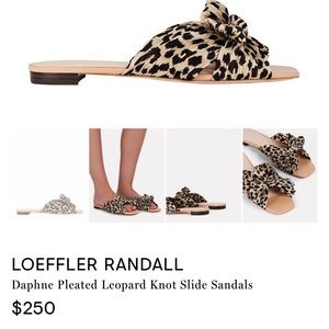 Loeffler Randall Daphne Pleated Knot Sandal 😍